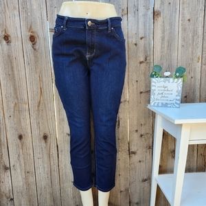 Women's Lee Petites Slim Fit Mid Rise Dream Soft Jean's Size 16 Petite